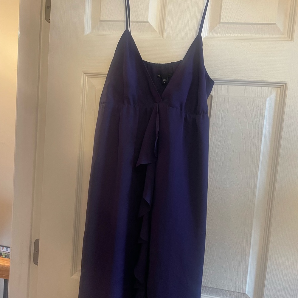GAP Strapless Purple Dress